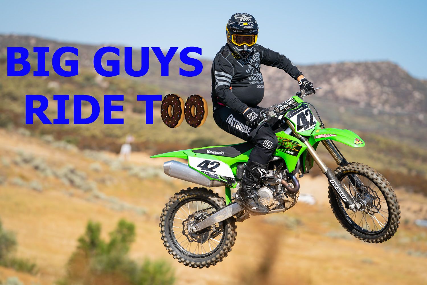 dirt bike motorcycle for big and tall