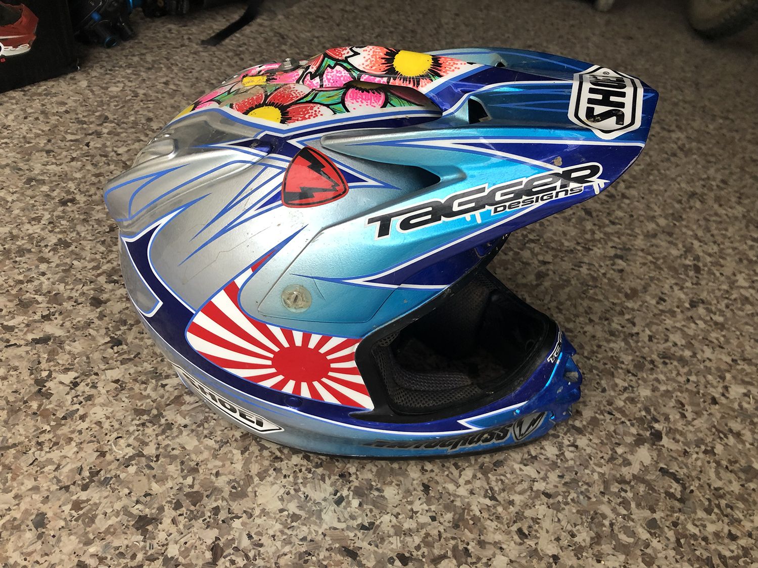 Garage Finds | Tagger Designs 2007 Helmet - Swapmoto Live