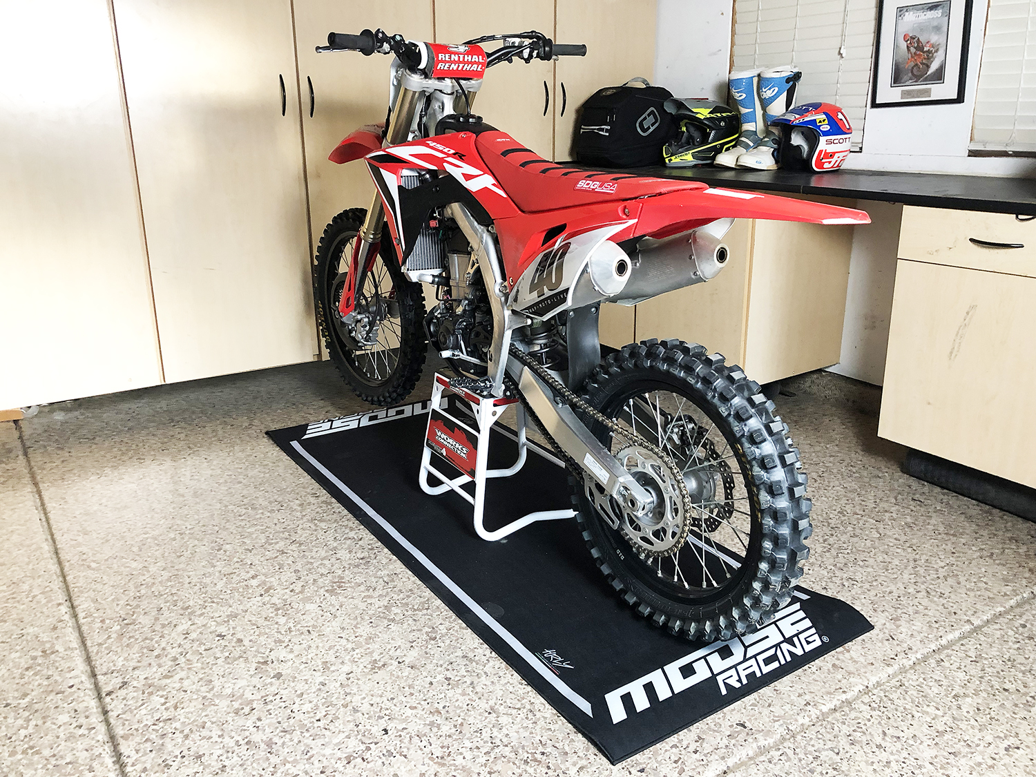レース マット Track Tested | Moose Racing Environmental Bike Mat - Swapmoto Live