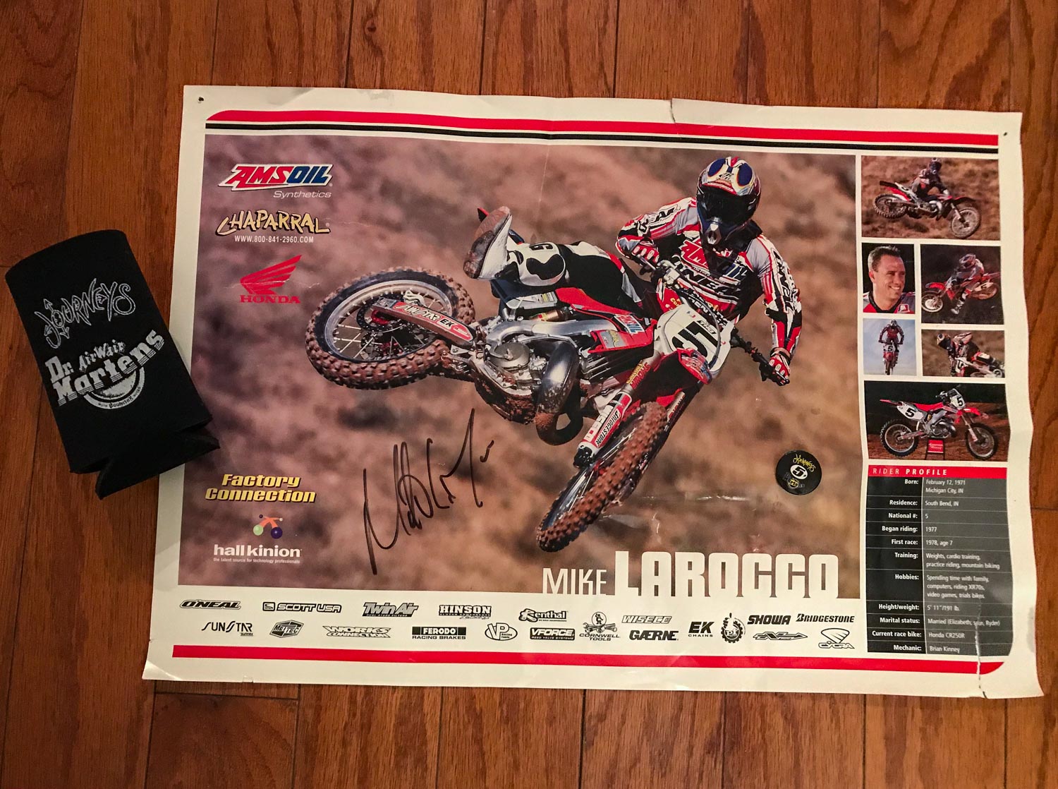 アクセサリー Honda Racing Poster MotoGP SBK Motocross Garage Finds | Mike LaRocco Factory Connection Honda Swag