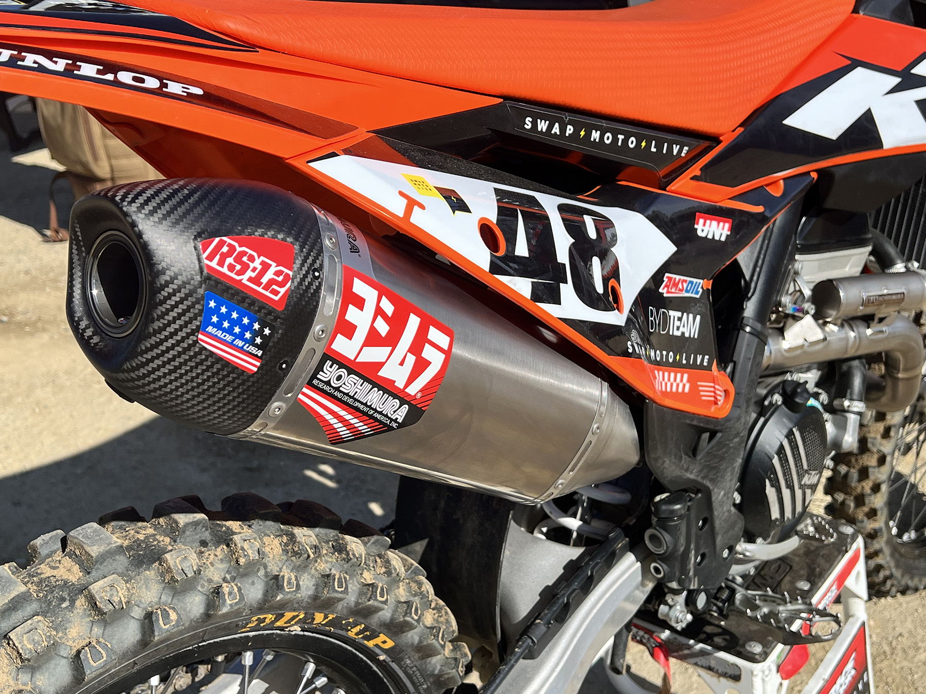 2023 KTM 250 SX-F Yoshimura RS-12 Titanium Exhaust | Track Tested